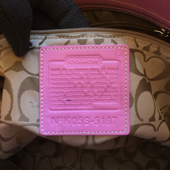 Coach XL SoHo PinkLeather Bleecker Tote Bag Carryall - Picture 12 of 16